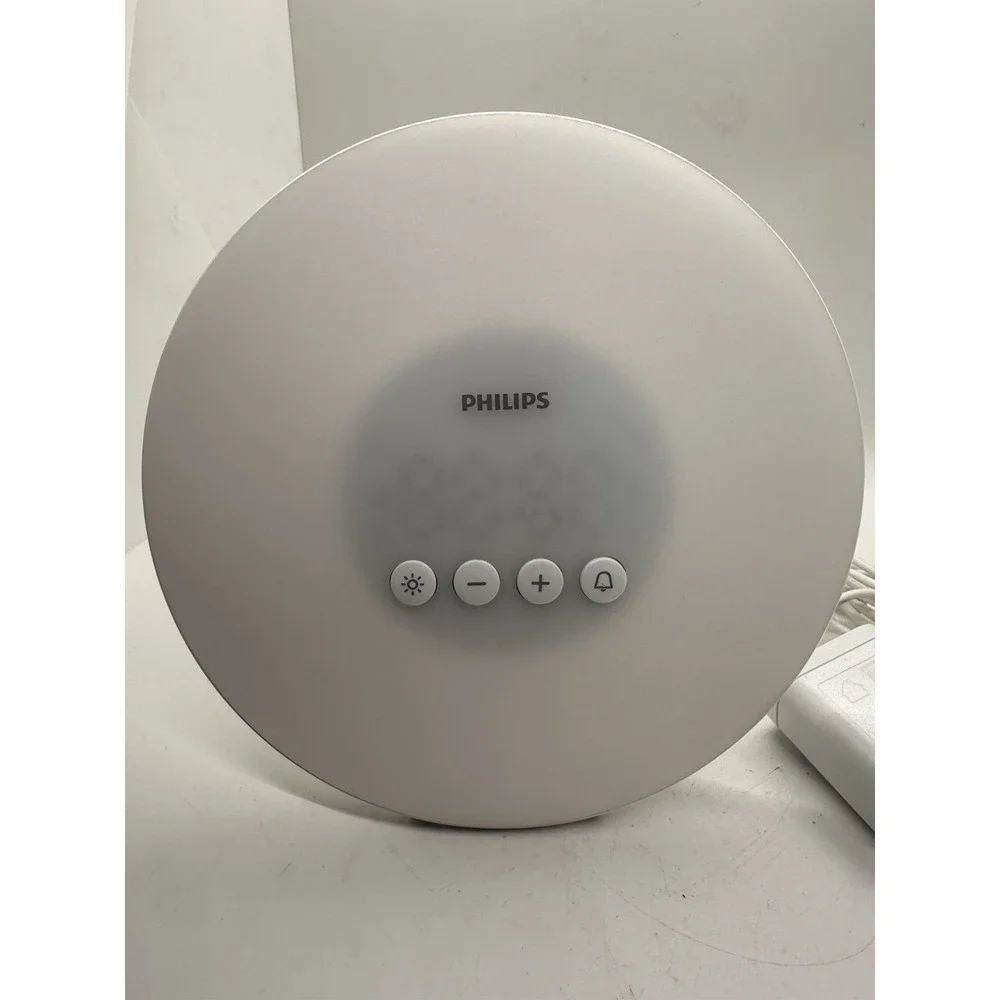 Philips HF3500 Wake Up Light Sunrise Alarm Clock White LED Luminaire‎ Lamp
